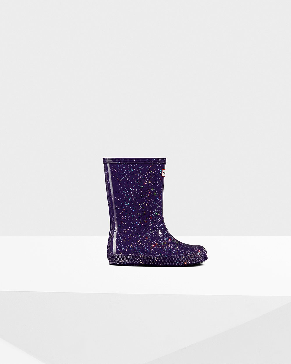 Kids Hunter Original First Giant Glitter | Rain Boots Blue Purple | NZ-98521-MODW